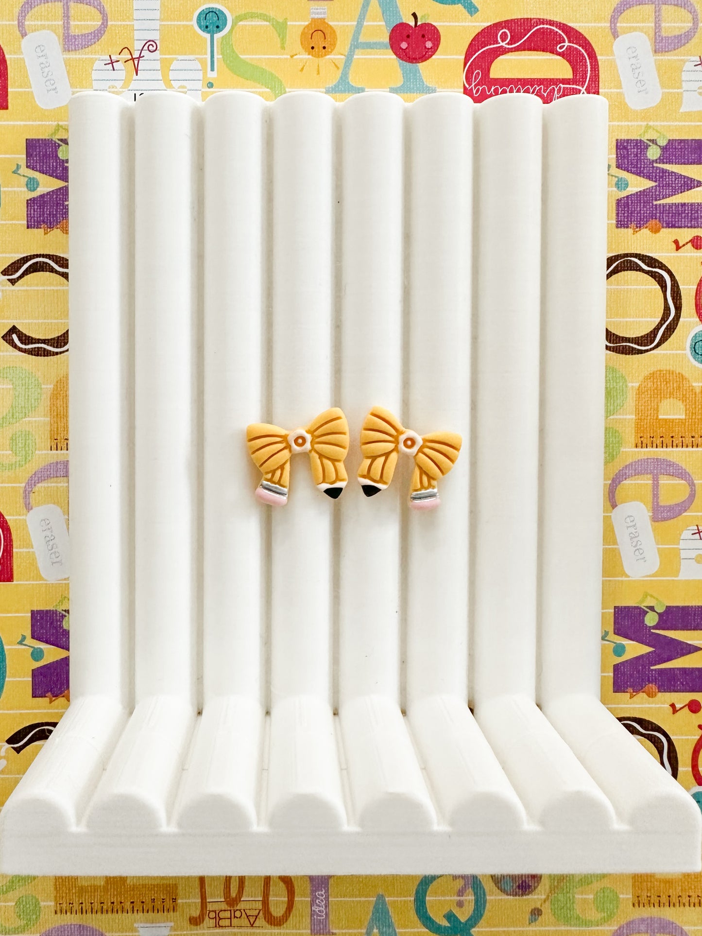 Pencil Bow Studs