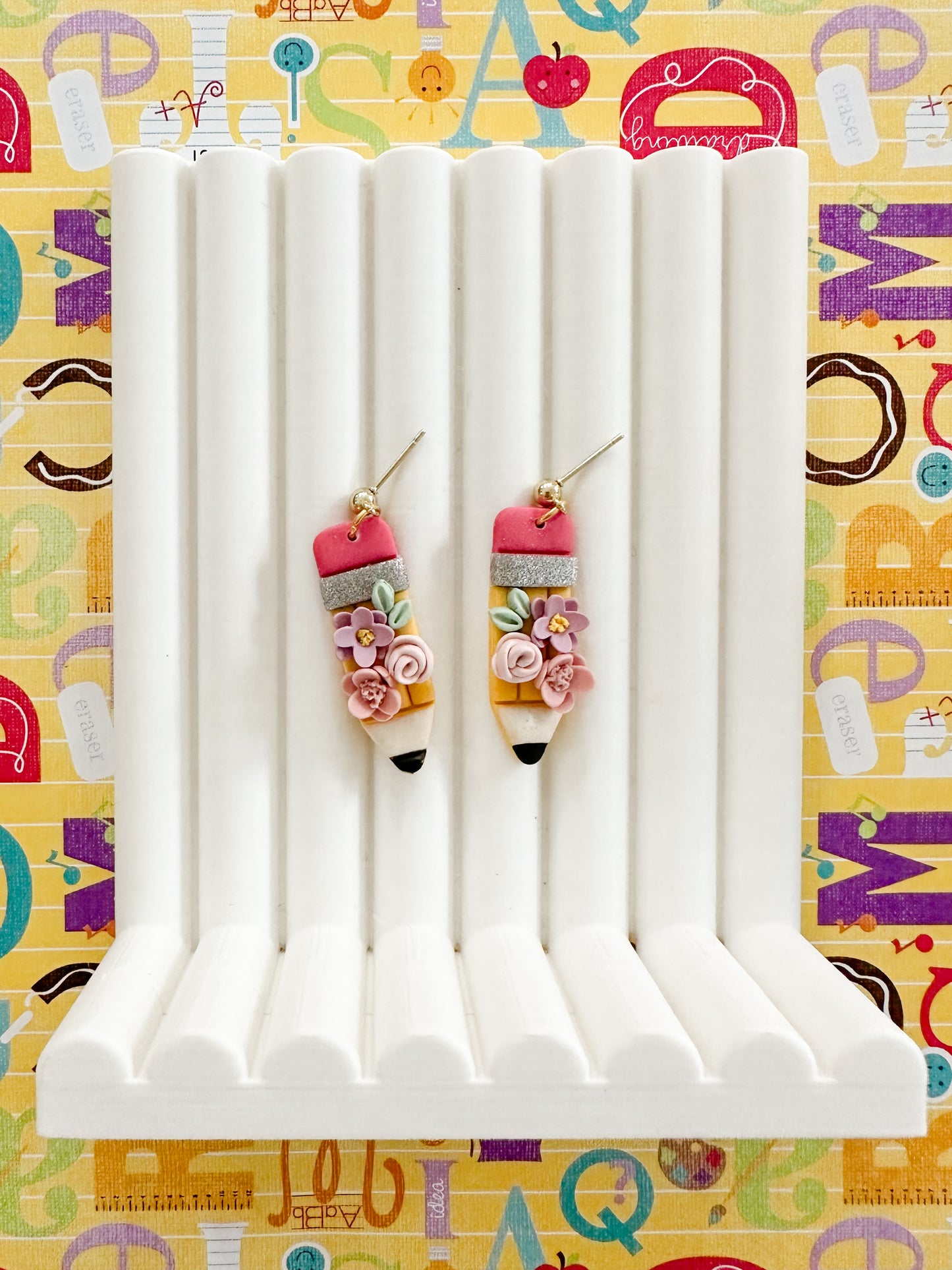 Floral Pencil Dangles