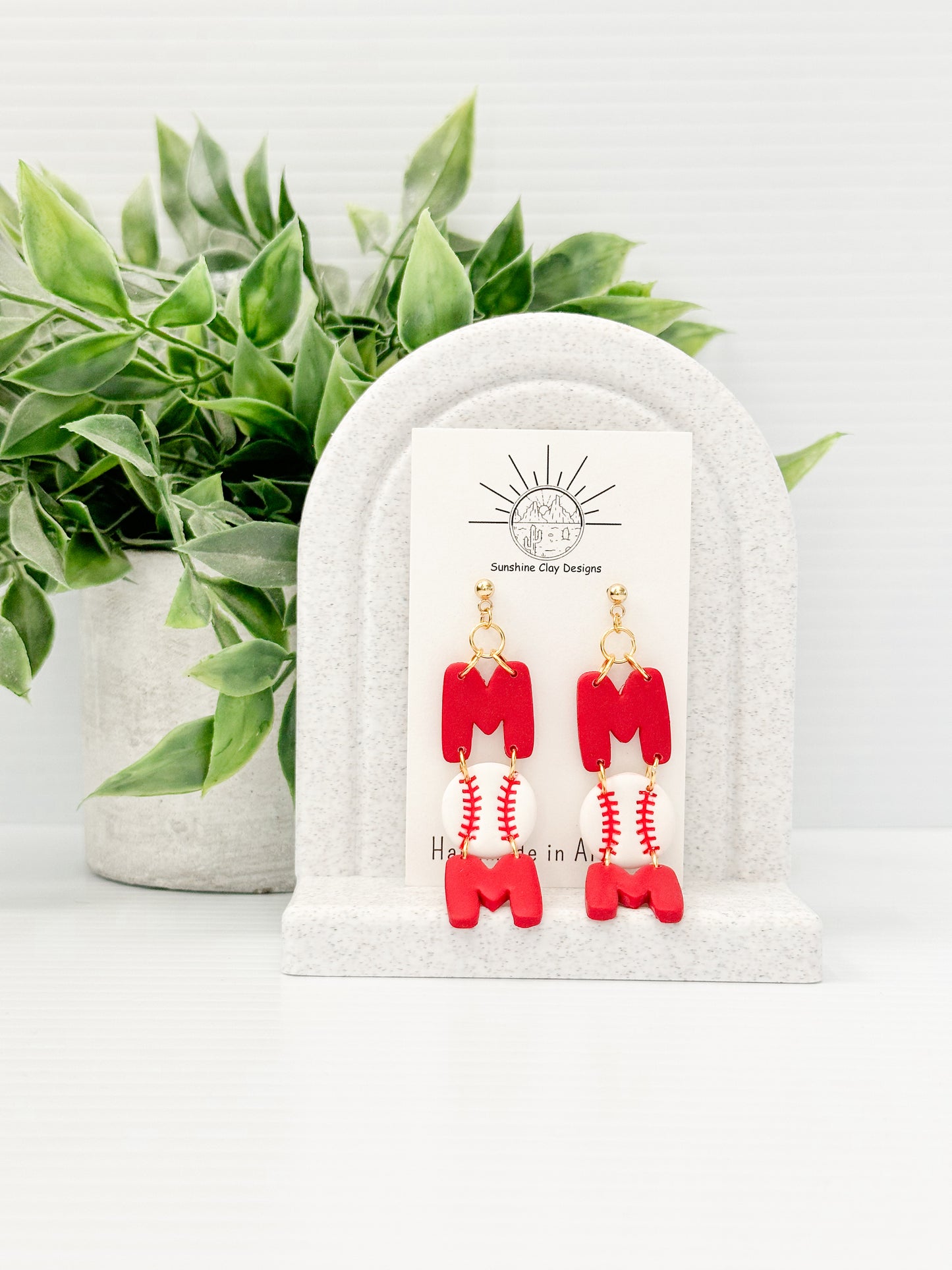 Baseball Mom Dangles