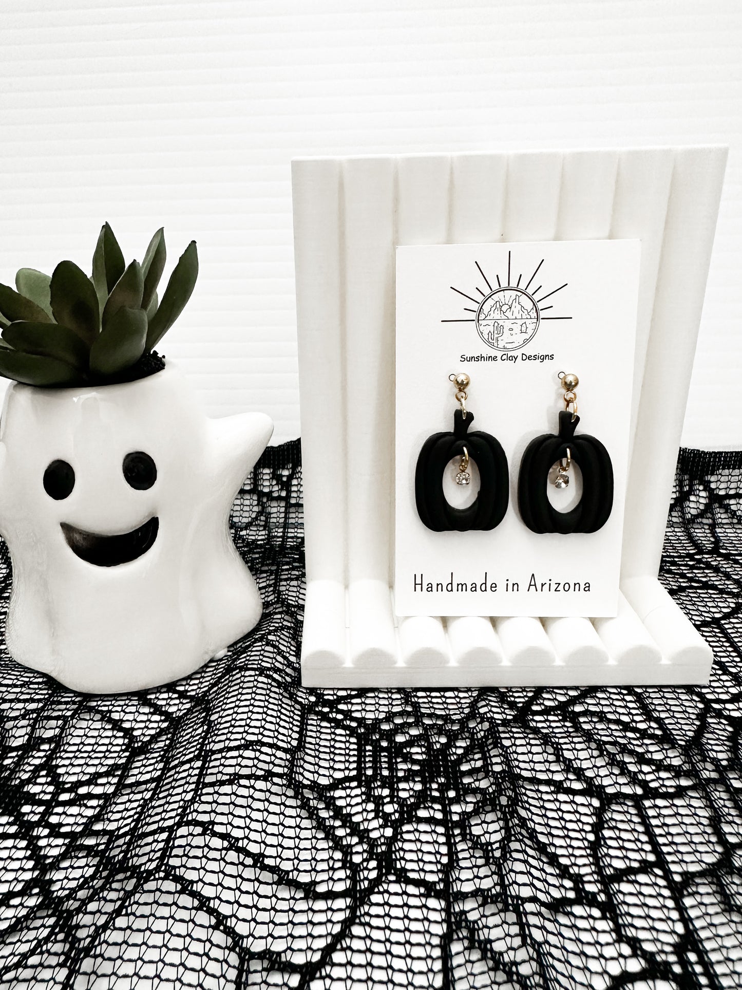 Black Pumpkin Dangle