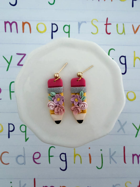 Flower Pencil Dangles