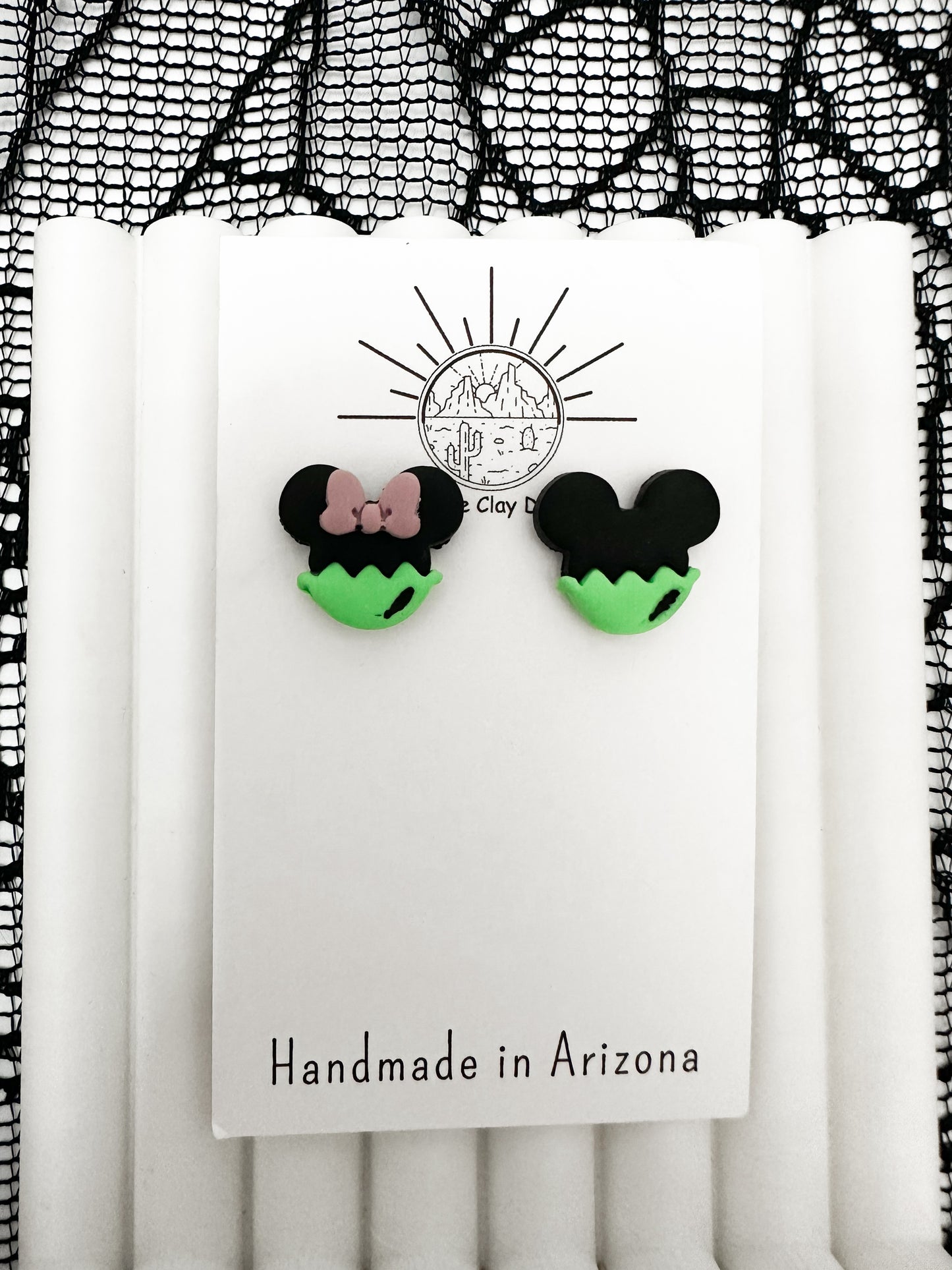 Mouse Frankenstein Studs